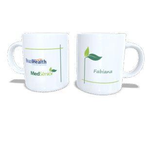 Caneca Personalizada Com Logotipo e Nome