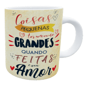 Caneca Personalizada Coisas Grandes