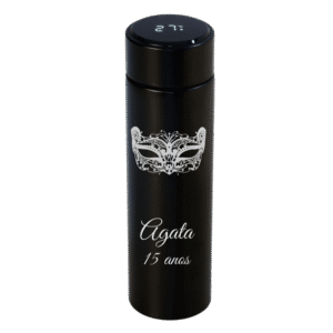 Garrafa Térmica Termômetro Digital  Inox Personalizado 500ml 30